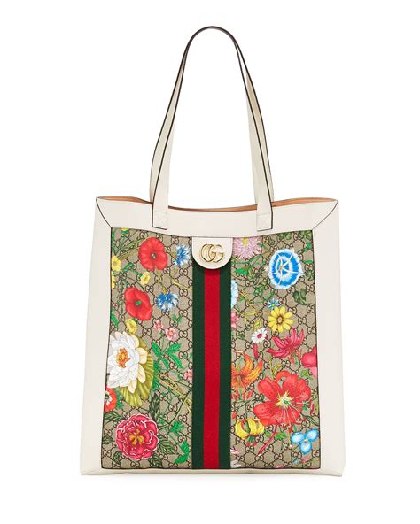 gucci flora tote bag|Gucci ophidia shoulder bag black.